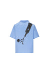 PRADA-OUTLET-SALE-Shirt Blau-ARCHIVIST