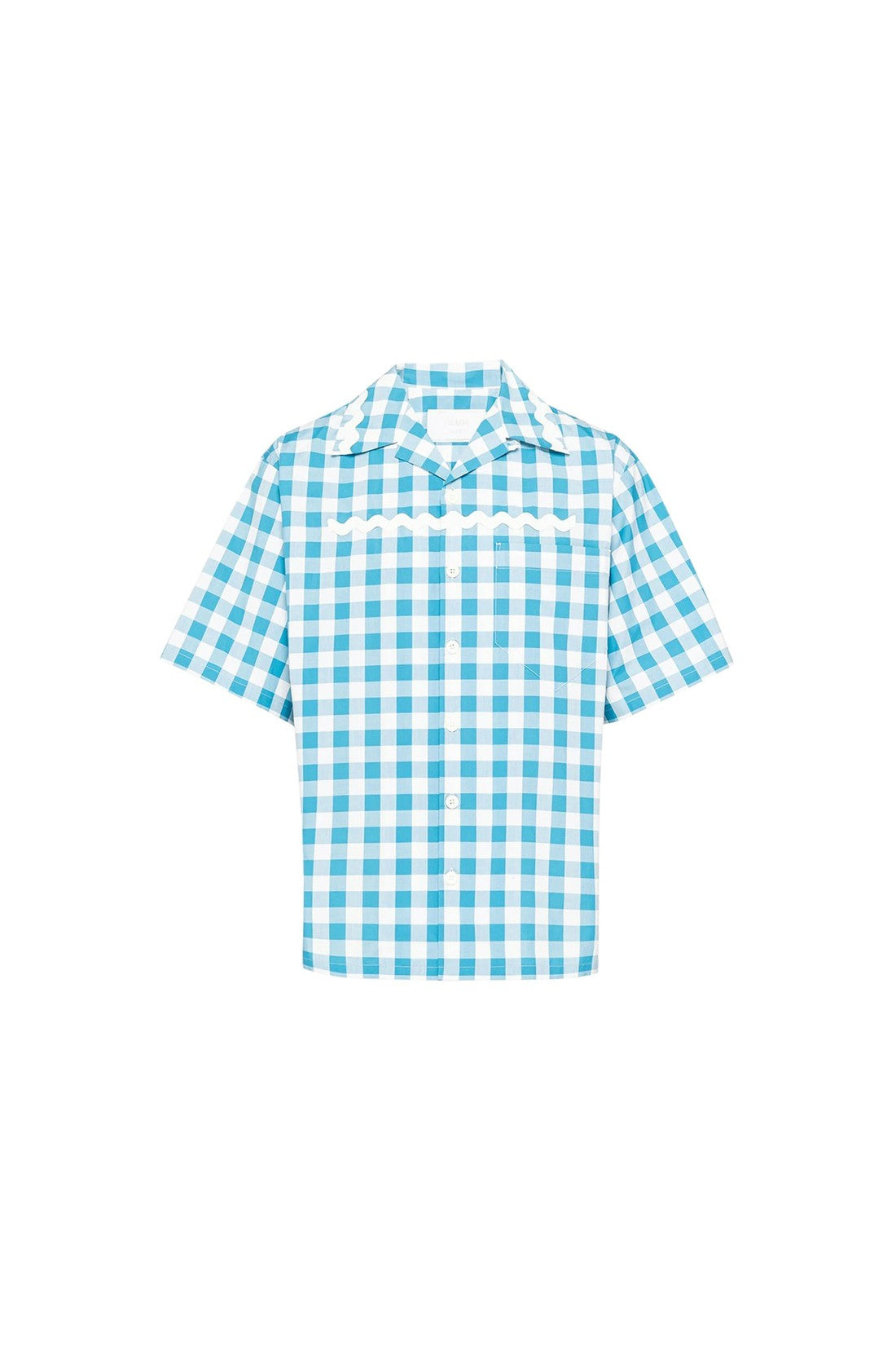 PRADA-OUTLET-SALE-Shirt Blau-ARCHIVIST