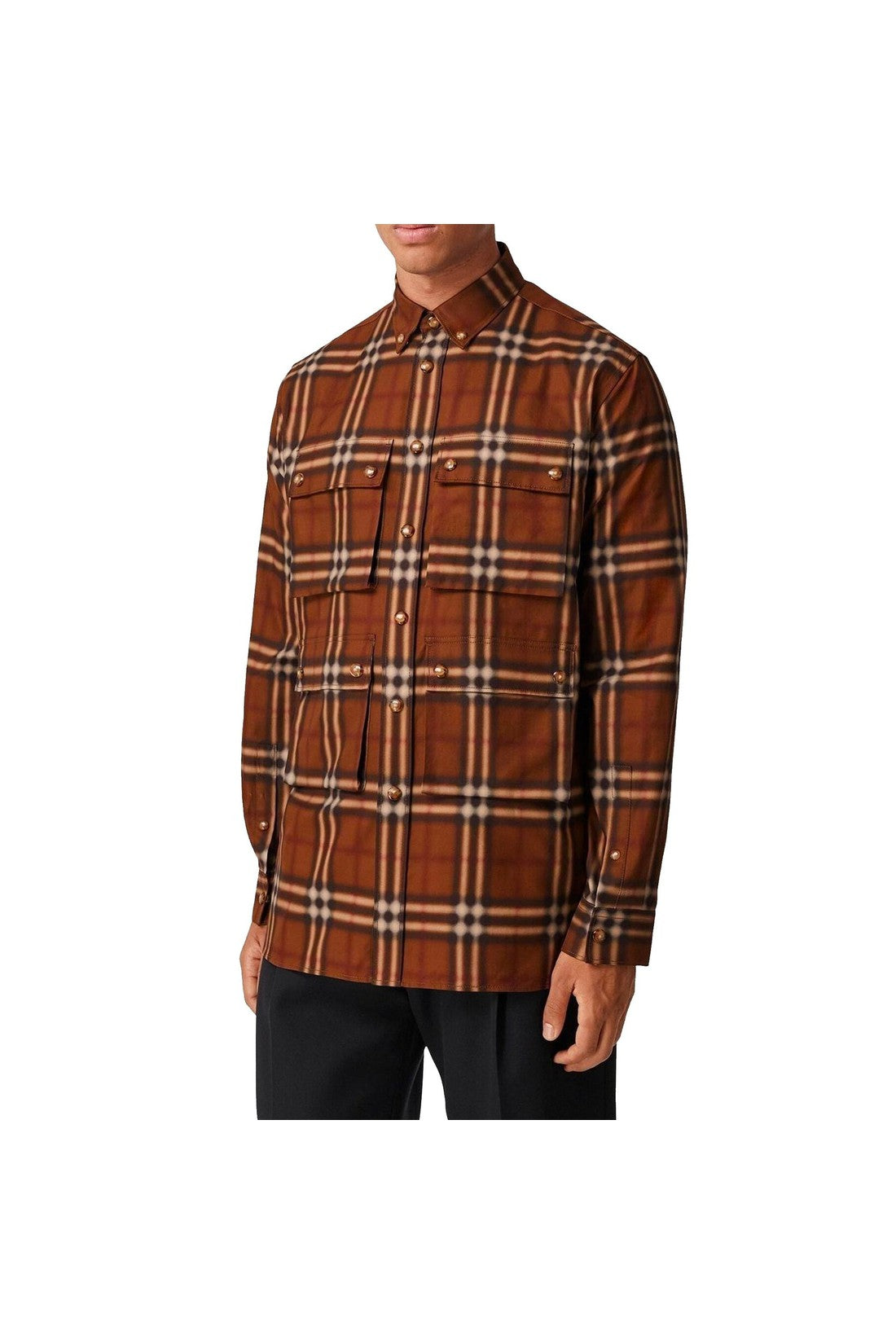 BURBERRY-OUTLET-SALE-Shirt Braun-ARCHIVIST