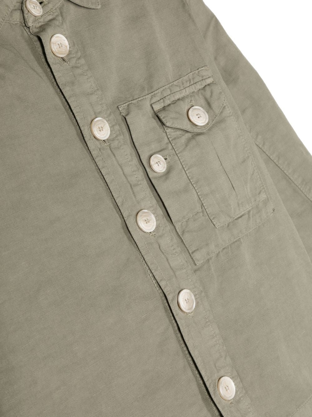 BRUNELLO CUCINELLI-OUTLET-SALE-Shirt Grün-ARCHIVIST