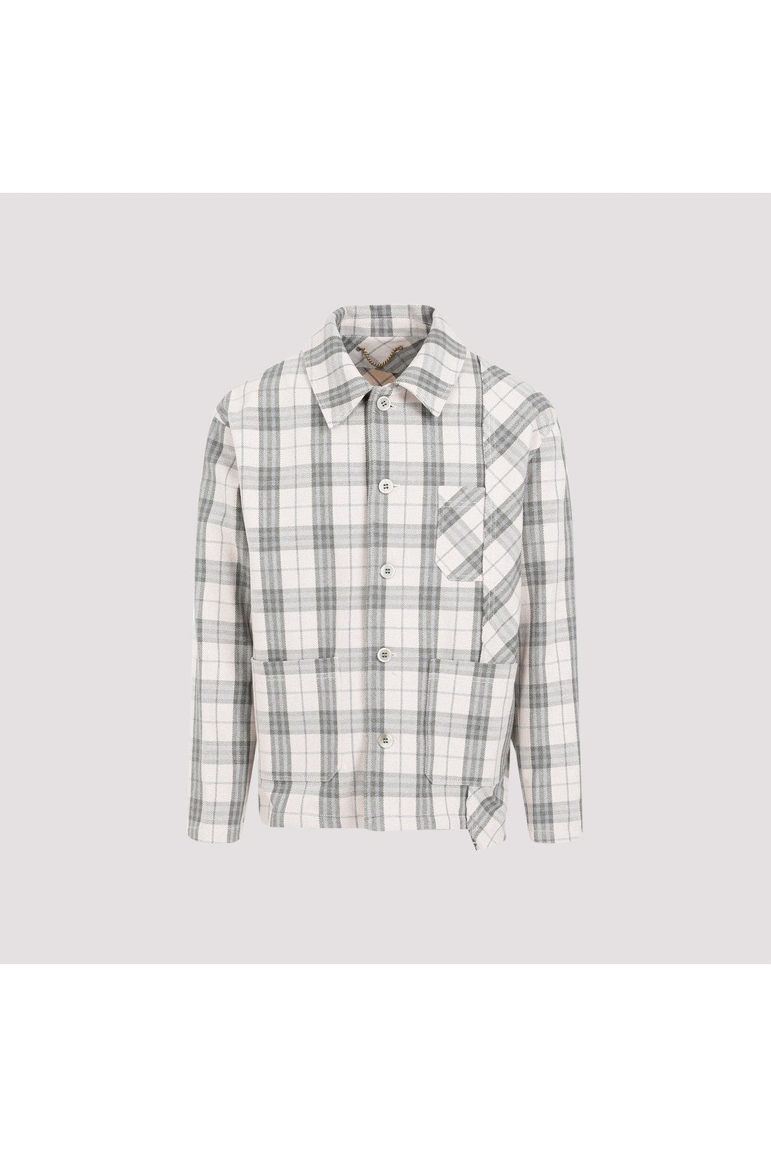 GOLDEN GOOSE-OUTLET-SALE-Shirt Grün-ARCHIVIST