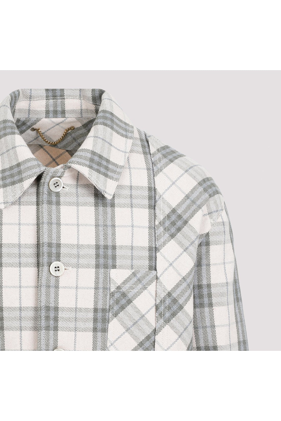 GOLDEN GOOSE-OUTLET-SALE-Shirt Grün-ARCHIVIST