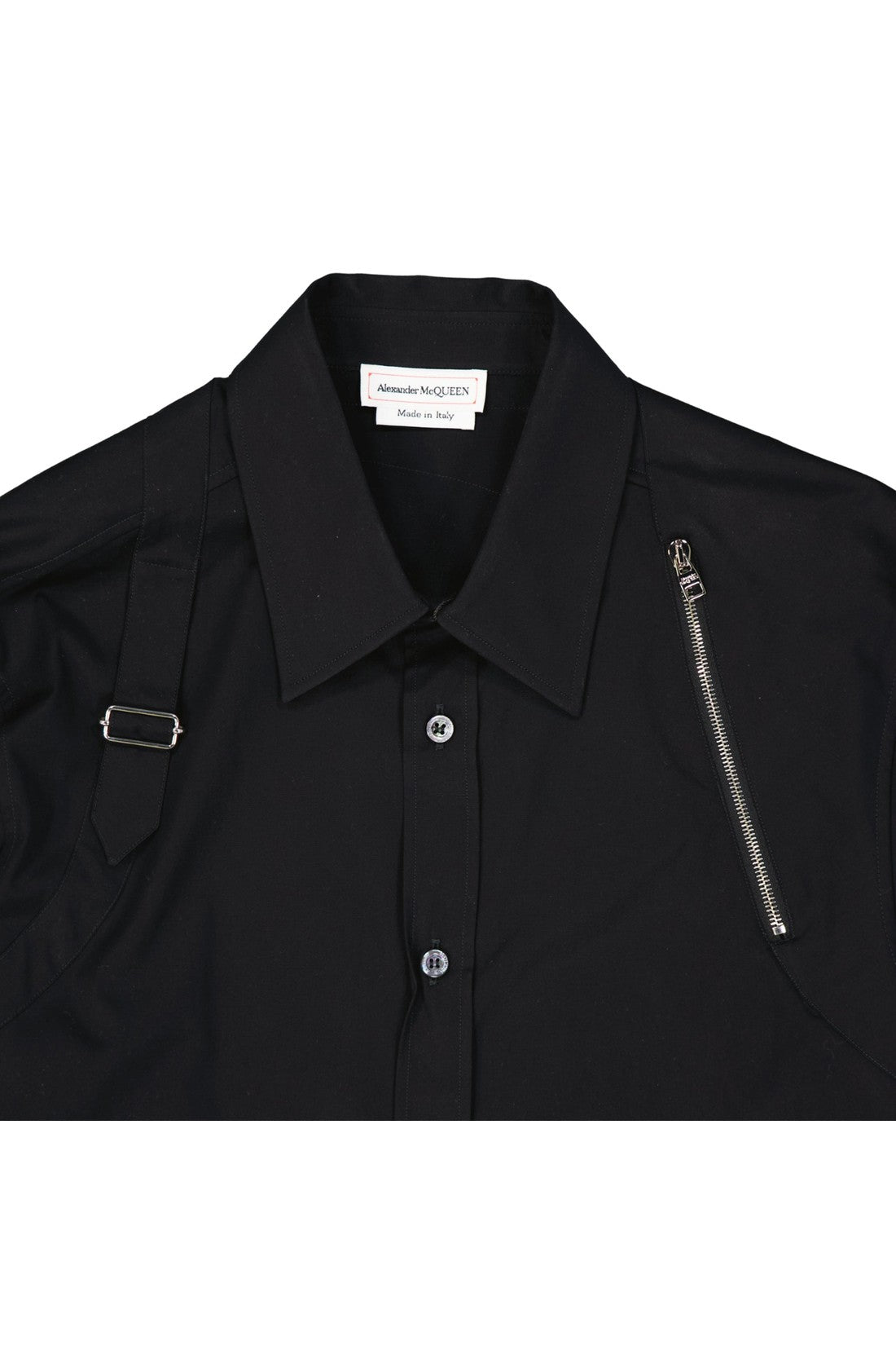 ALEXANDER MCQUEEN-OUTLET-SALE-Shirt Schwarz-ARCHIVIST