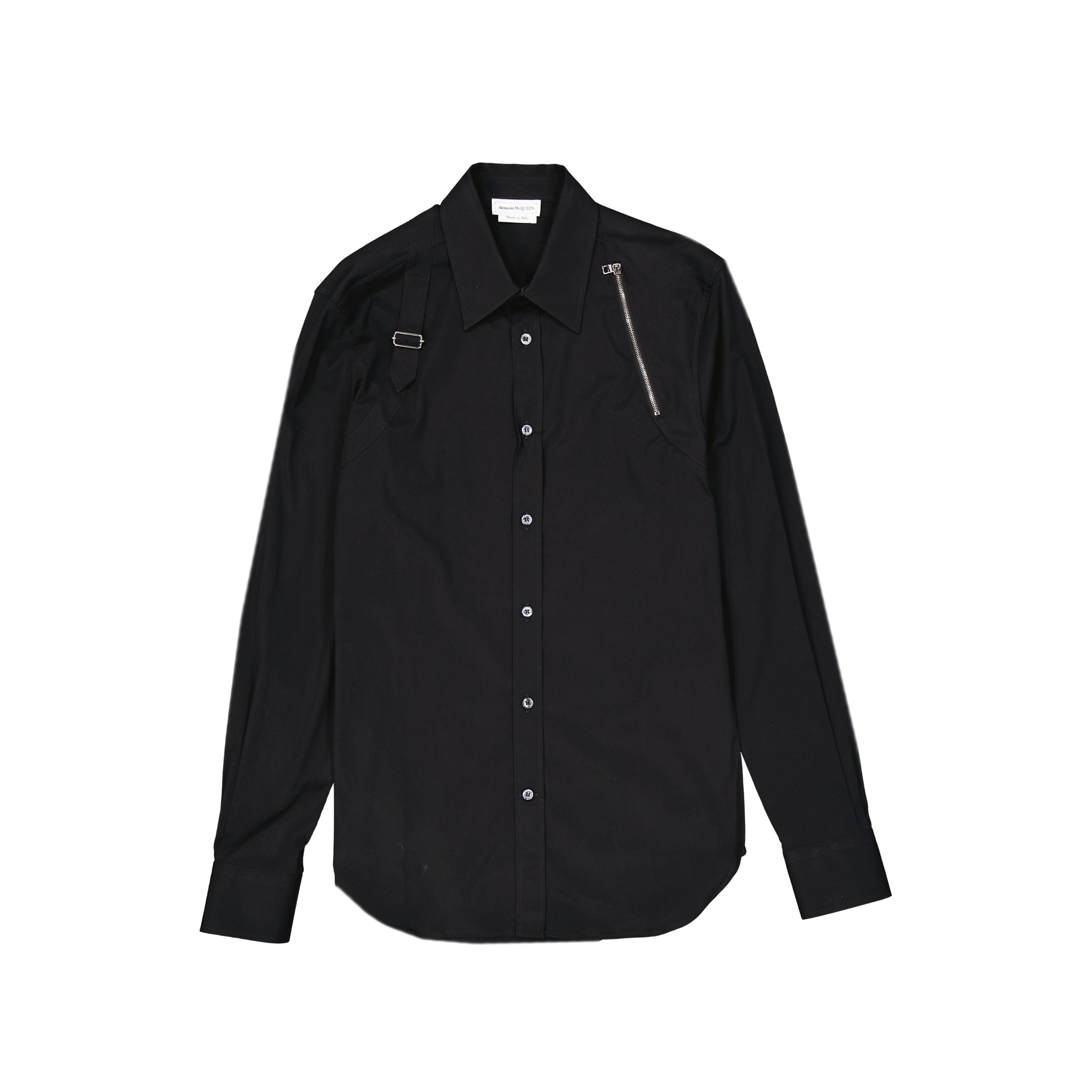 ALEXANDER MCQUEEN-OUTLET-SALE-Shirt Schwarz-ARCHIVIST