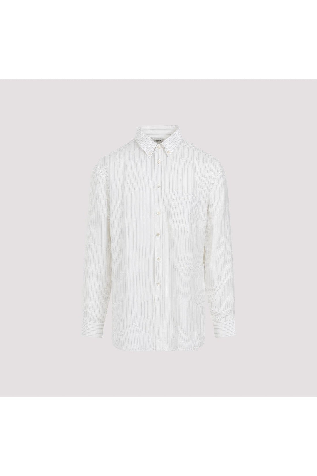 SAINT LAURENT-OUTLET-SALE-Shirt Schwarz-ARCHIVIST