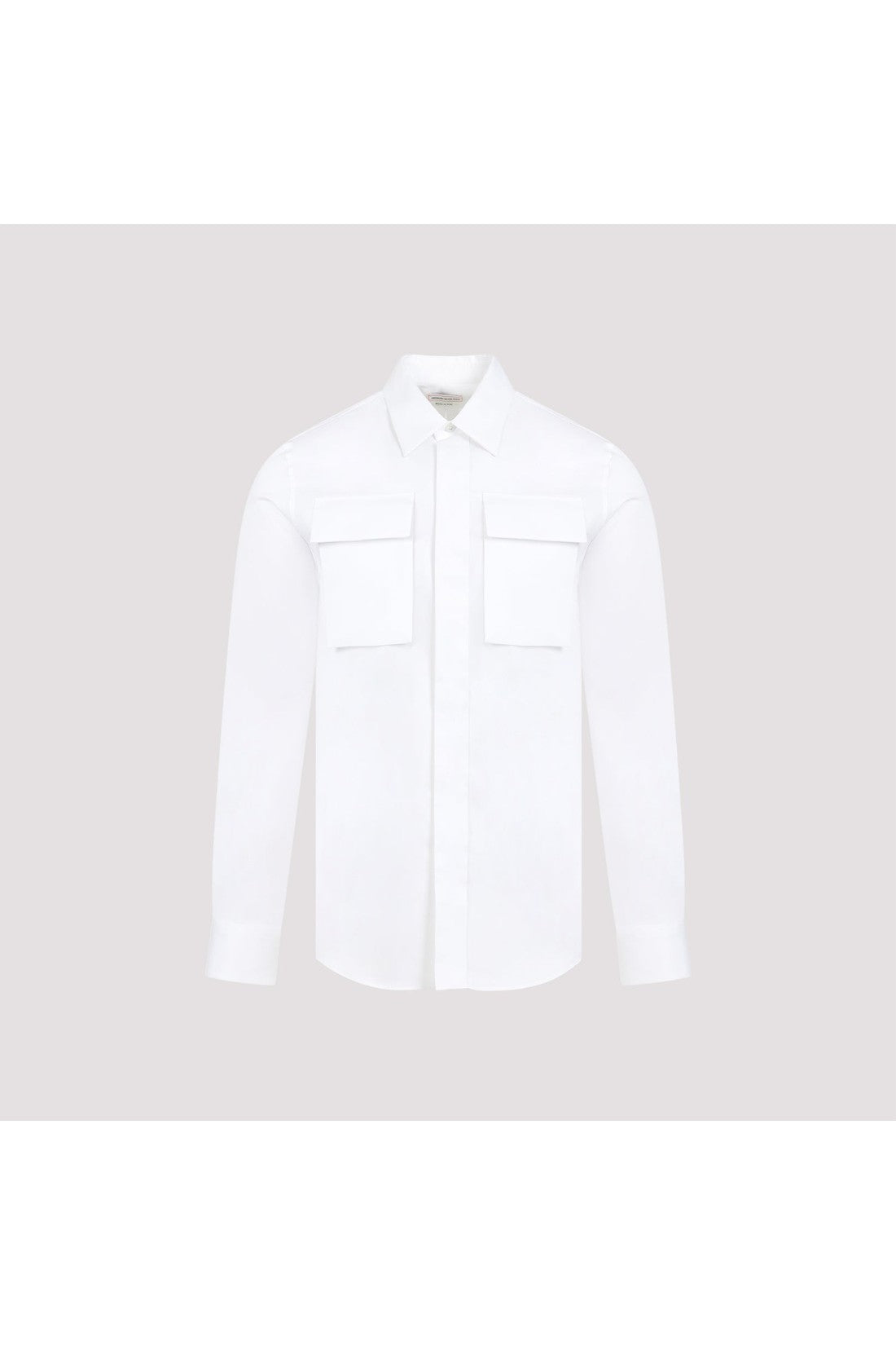 ALEXANDER MCQUEEN-OUTLET-SALE-Shirt Weiss-ARCHIVIST