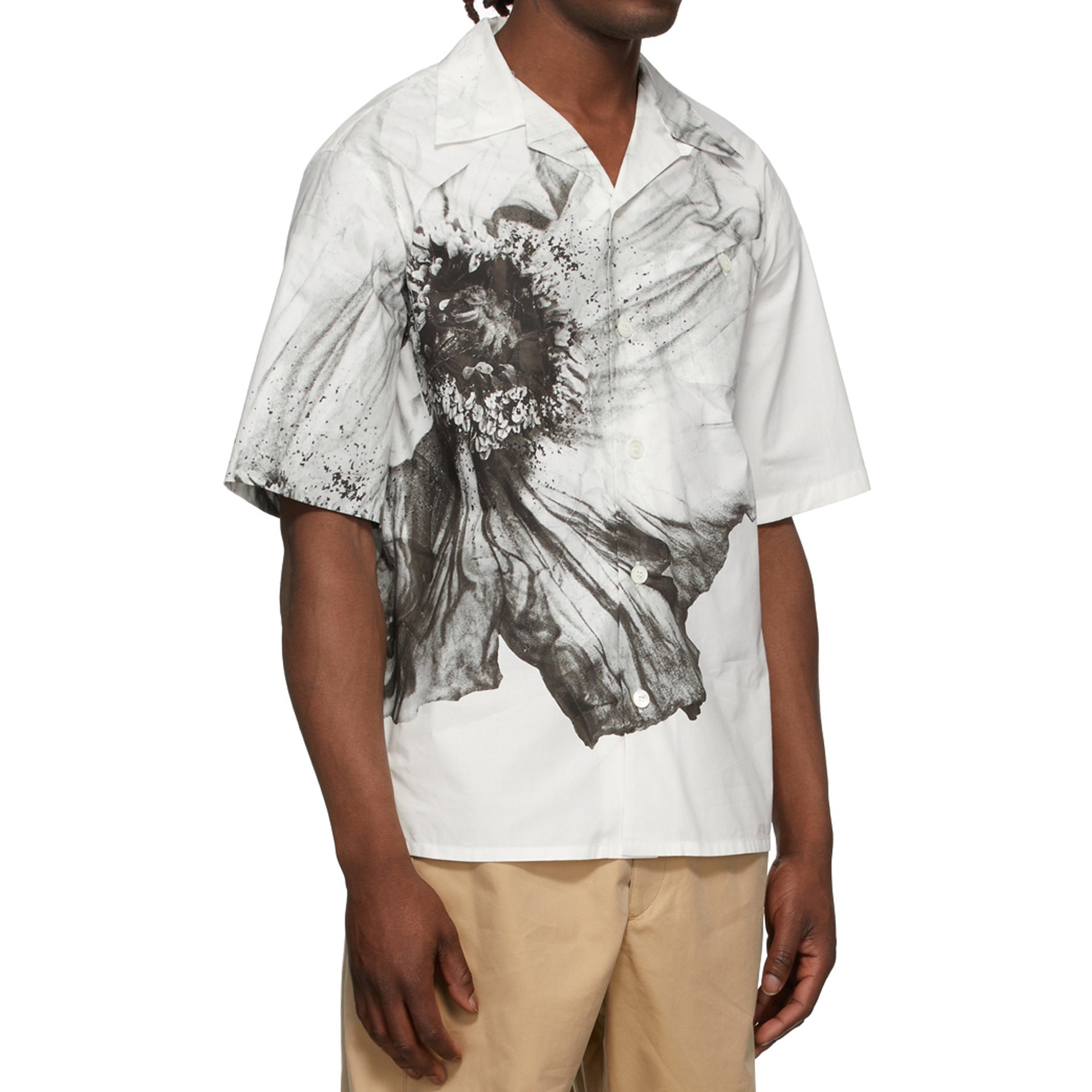 ALEXANDER MCQUEEN-OUTLET-SALE-Shirt Weiss-ARCHIVIST