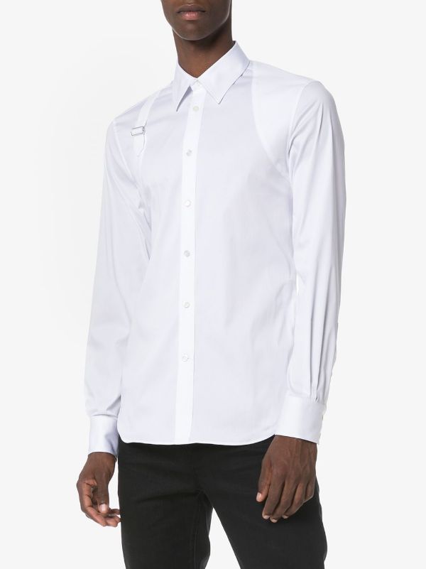 ALEXANDER MCQUEEN-OUTLET-SALE-Shirt Weiss-ARCHIVIST