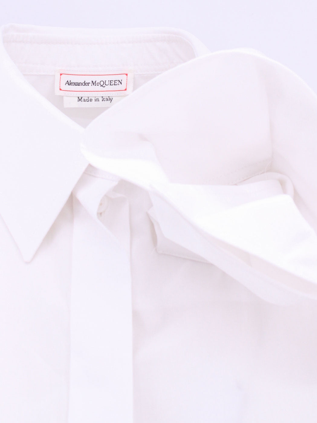 ALEXANDER MCQUEEN-OUTLET-SALE-Shirt Weiss-ARCHIVIST