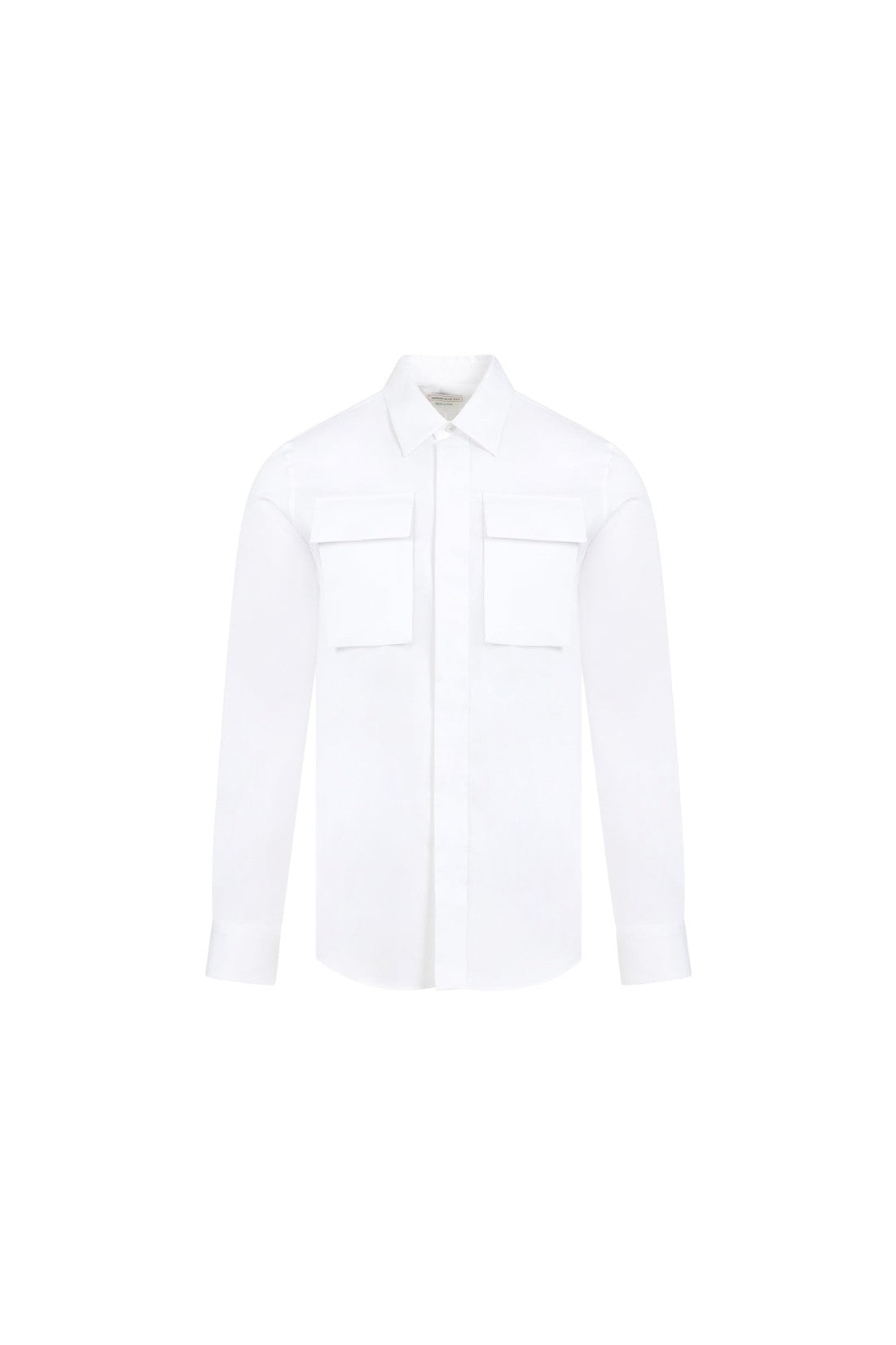 ALEXANDER MCQUEEN-OUTLET-SALE-Shirt Weiss-ARCHIVIST