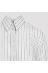 BRUNELLO CUCINELLI-OUTLET-SALE-Shirt Weiss-ARCHIVIST