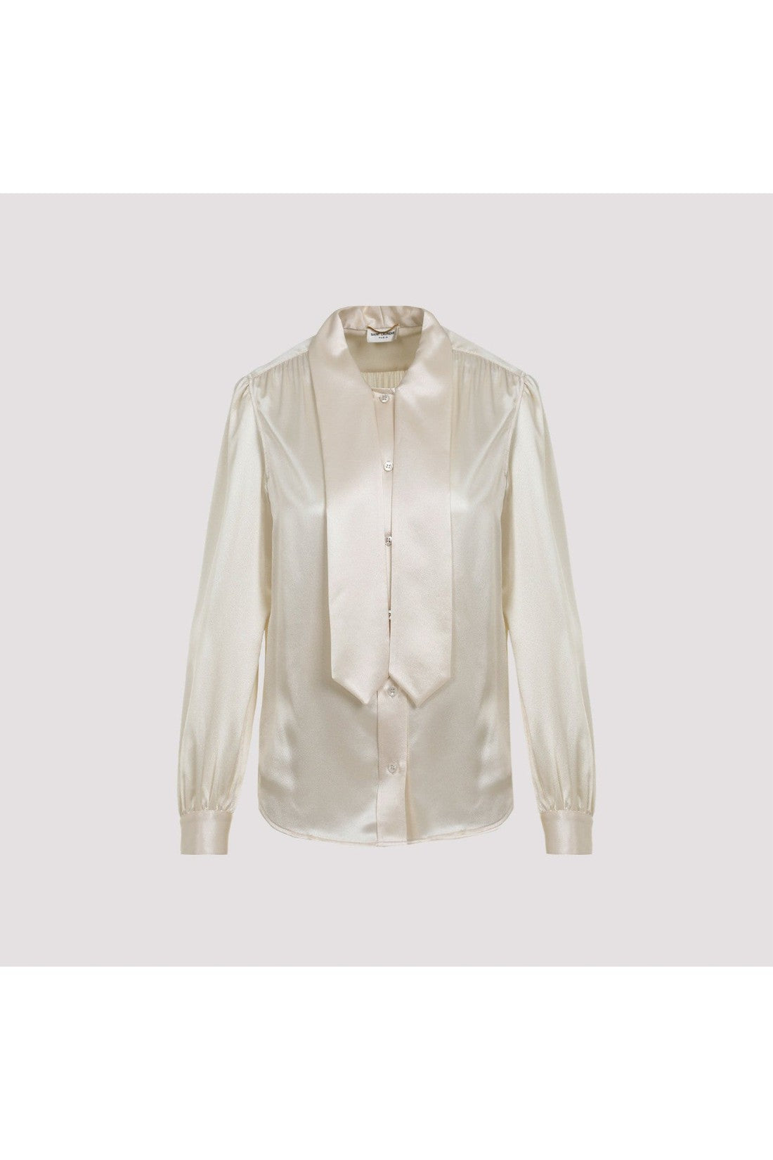 SAINT LAURENT-OUTLET-SALE-Shirt Weiss-ARCHIVIST