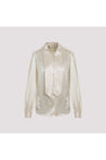 SAINT LAURENT-OUTLET-SALE-Shirt Weiss-ARCHIVIST