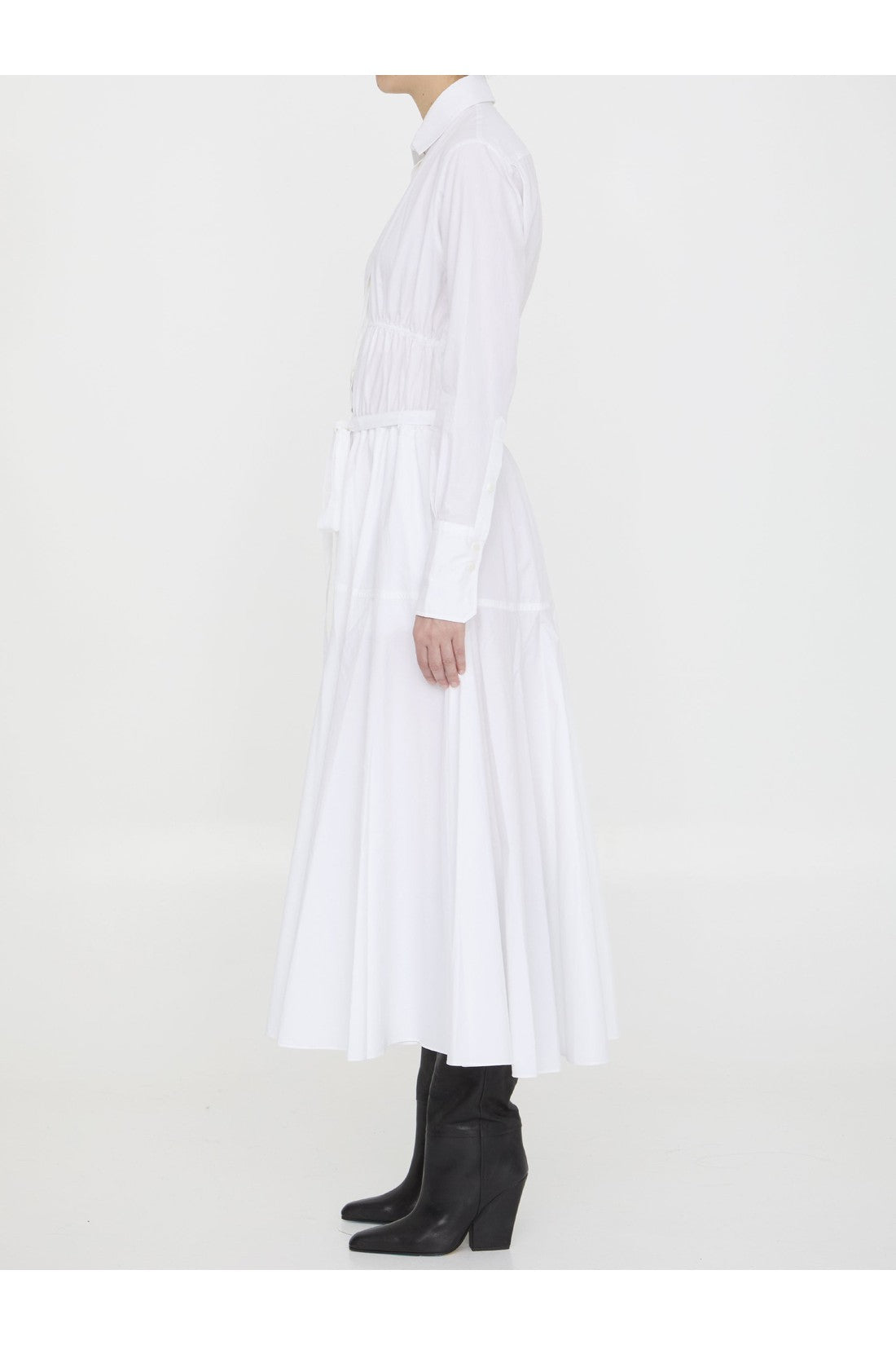 PATOU-OUTLET-SALE-Shirt dress in cotton-ARCHIVIST