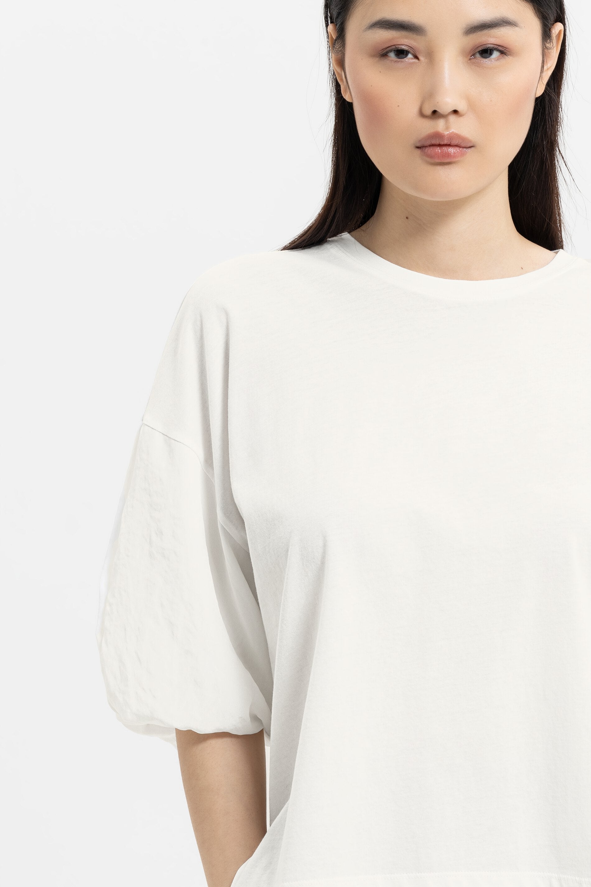 LUISA-CERANO-OUTLET-SALE-Shirt mit Ärmel-Patch-ARCHIVIST