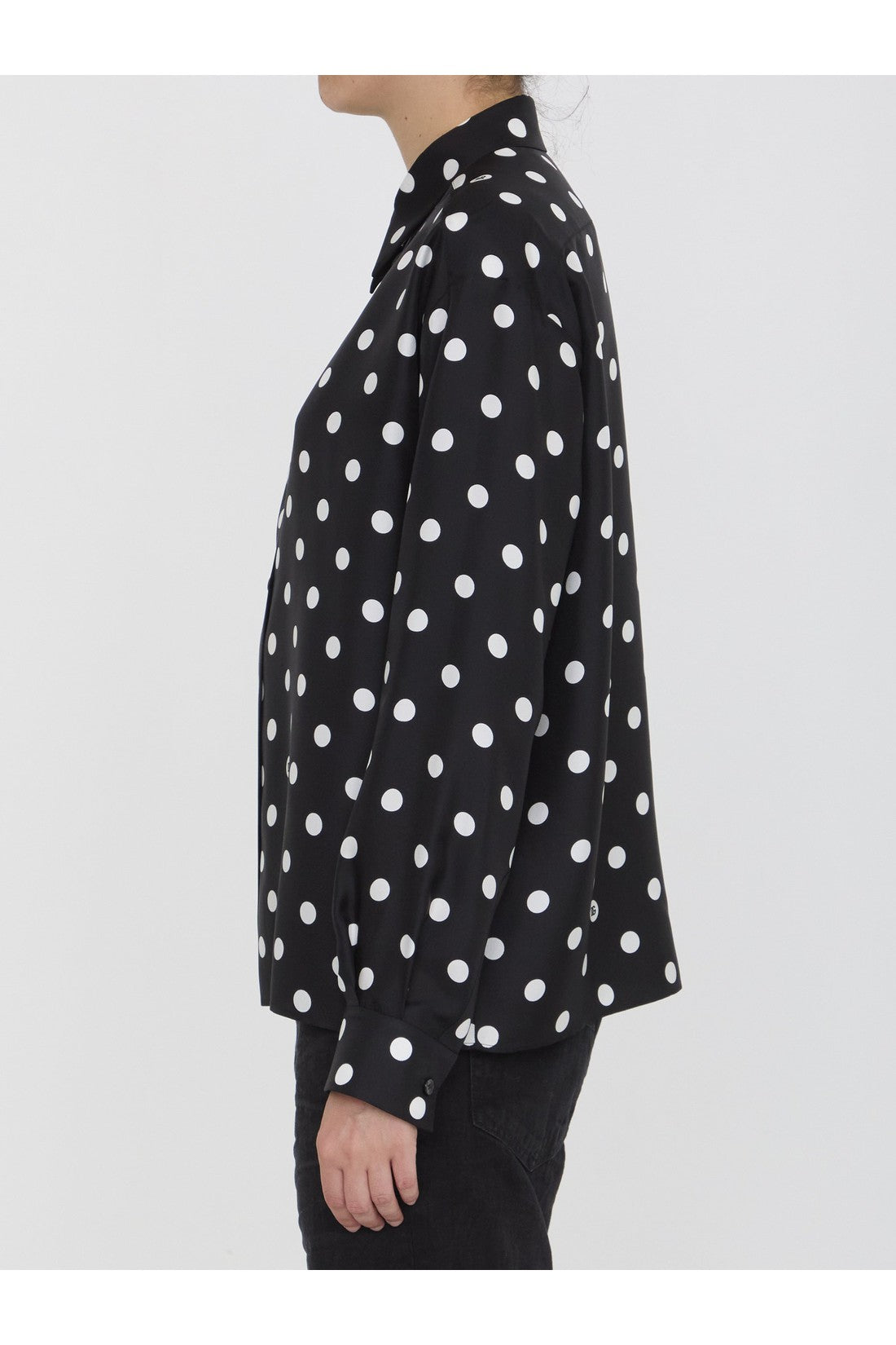 DOLCE&GABBANA-OUTLET-SALE-Shirt with Polka-dot print-ARCHIVIST