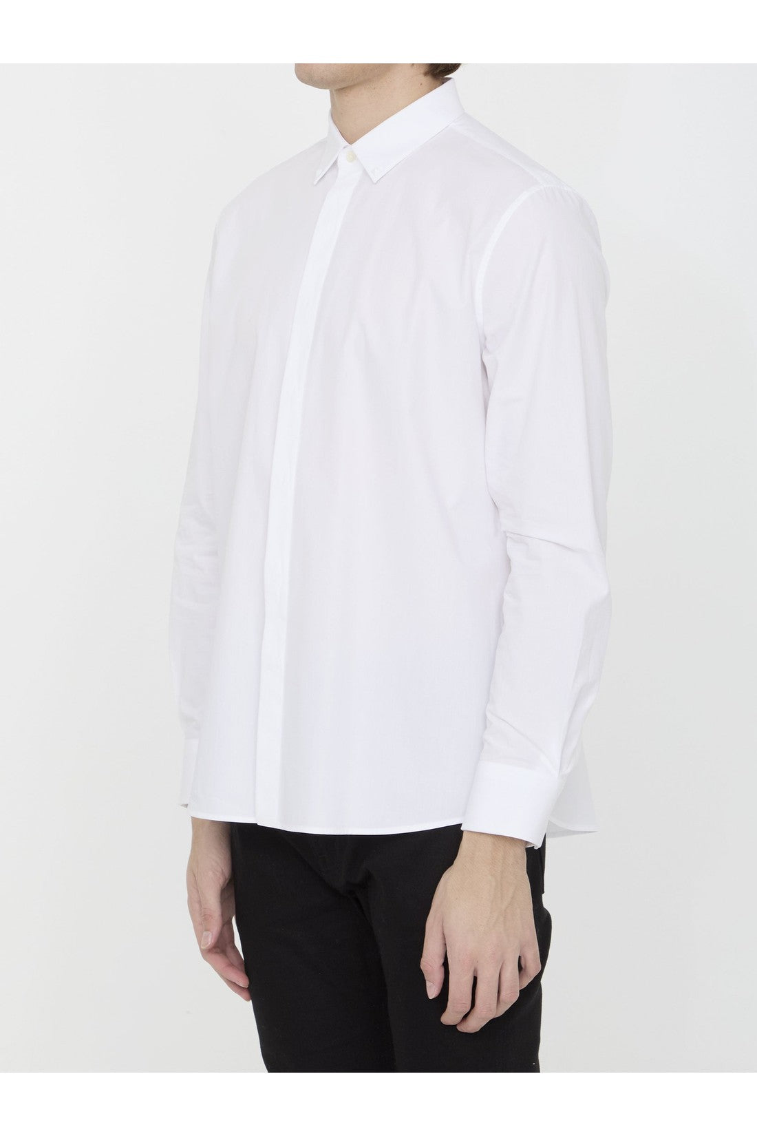 VALENTINO GARAVANI-OUTLET-SALE-Shirt with Rockstud Untitled studs-ARCHIVIST