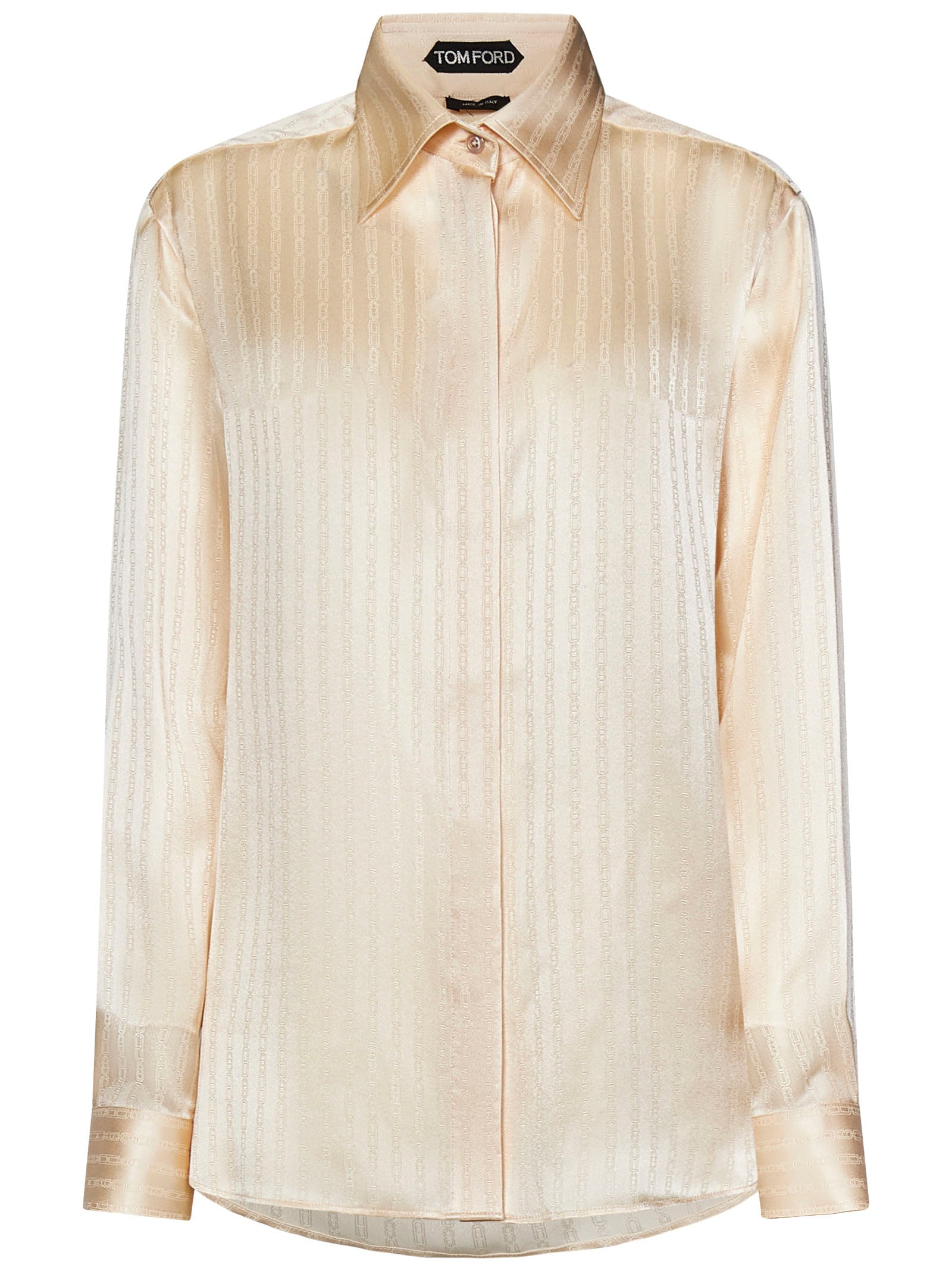 TOM FORD-OUTLET-SALE-Shirts BEIGE-ARCHIVIST