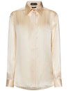 TOM FORD-OUTLET-SALE-Shirts BEIGE-ARCHIVIST