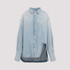 ATTICO-OUTLET-SALE-Shirts BLAU-ARCHIVIST