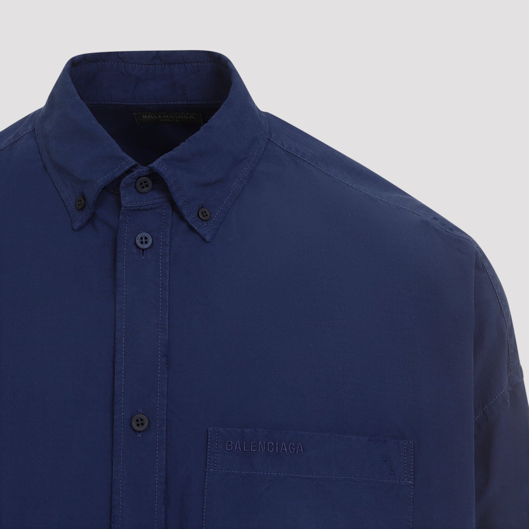 BALENCIAGA-OUTLET-SALE-Shirts BLAU-ARCHIVIST