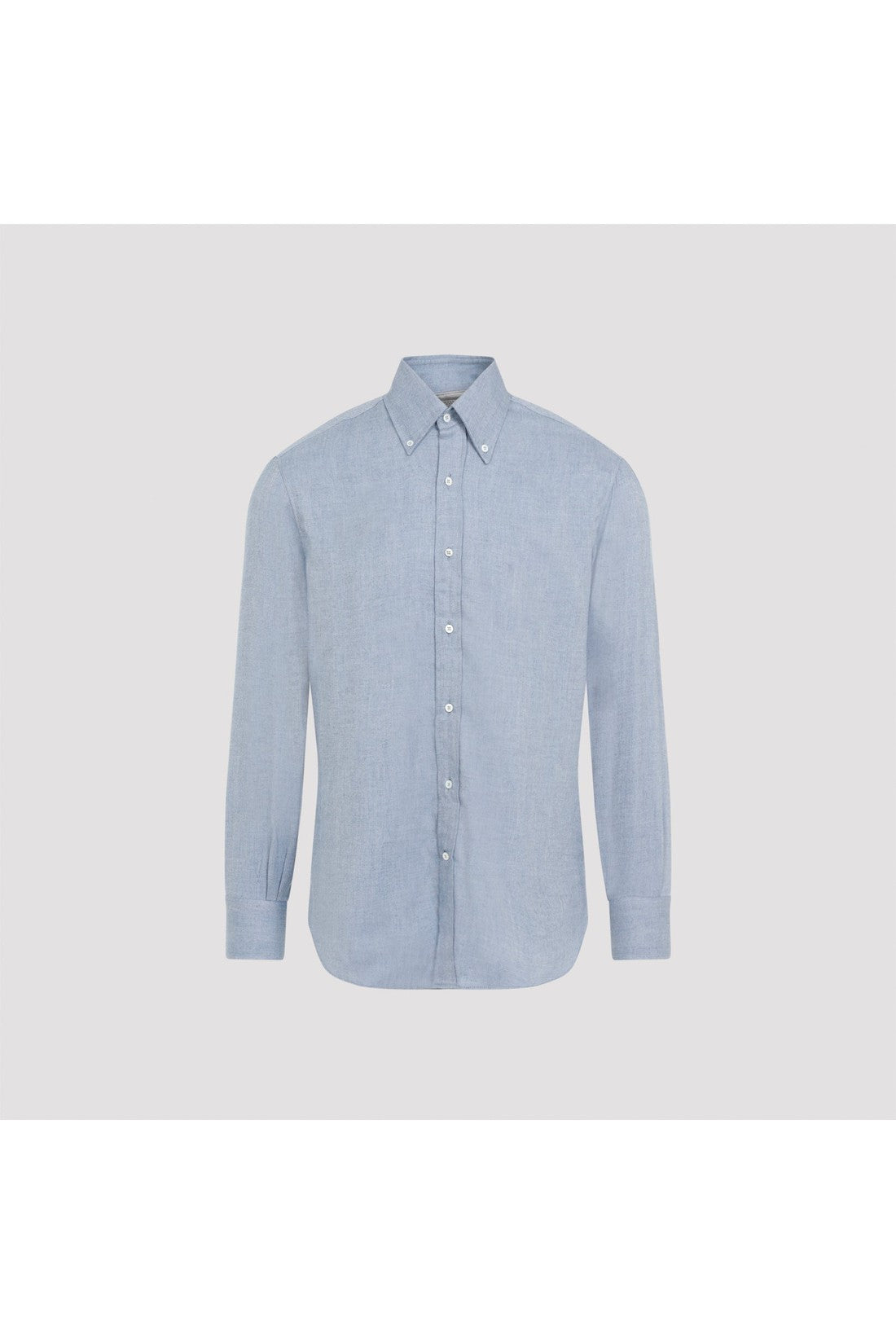 BRUNELLO CUCINELLI-OUTLET-SALE-Shirts BLAU-ARCHIVIST