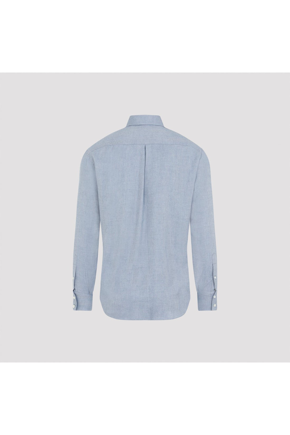 BRUNELLO CUCINELLI-OUTLET-SALE-Shirts BLAU-ARCHIVIST