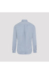 BRUNELLO CUCINELLI-OUTLET-SALE-Shirts BLAU-ARCHIVIST