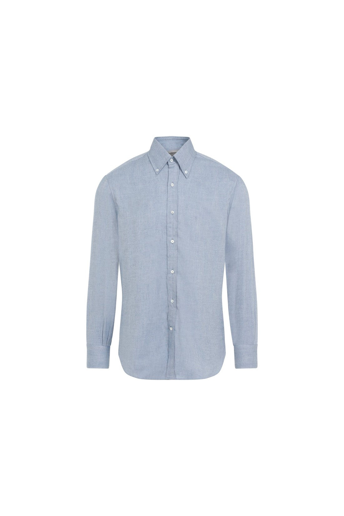 BRUNELLO CUCINELLI-OUTLET-SALE-Shirts BLAU-ARCHIVIST