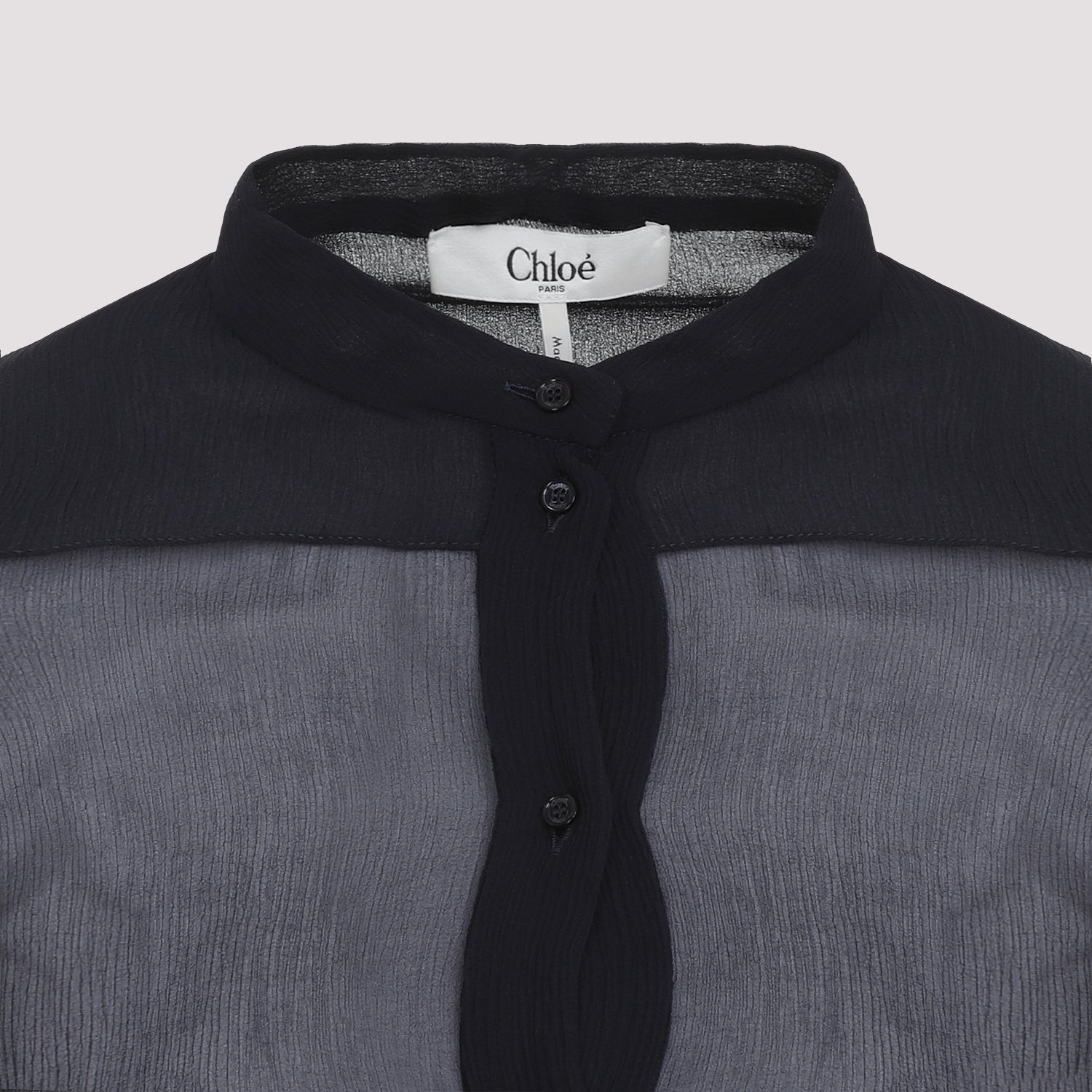 CHLOÉ-OUTLET-SALE-Shirts BLAU-ARCHIVIST