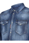 DSQUARED2-OUTLET-SALE-Shirts BLAU-ARCHIVIST