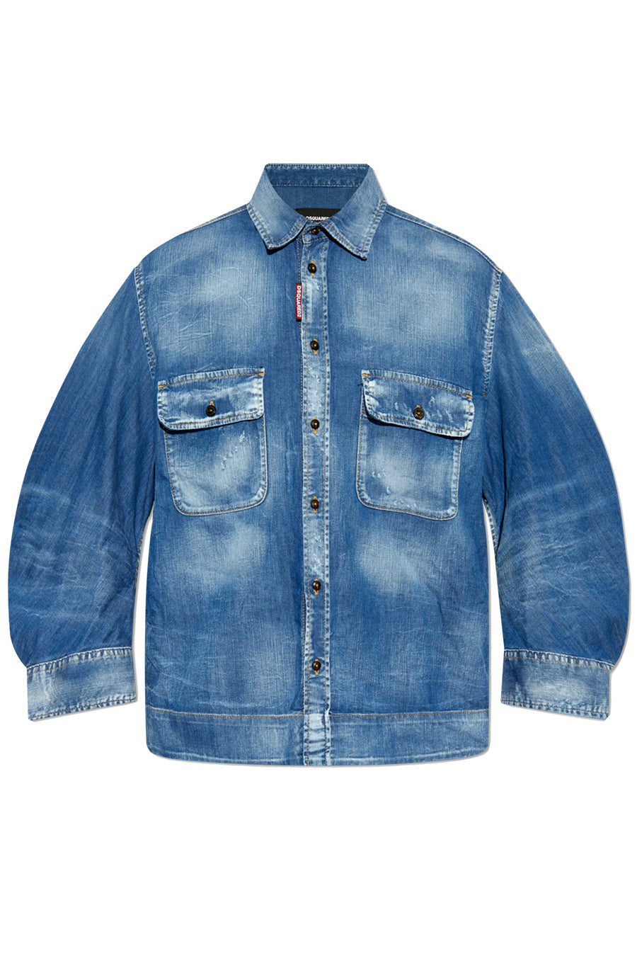 DSQUARED2-OUTLET-SALE-Shirts BLAU-ARCHIVIST