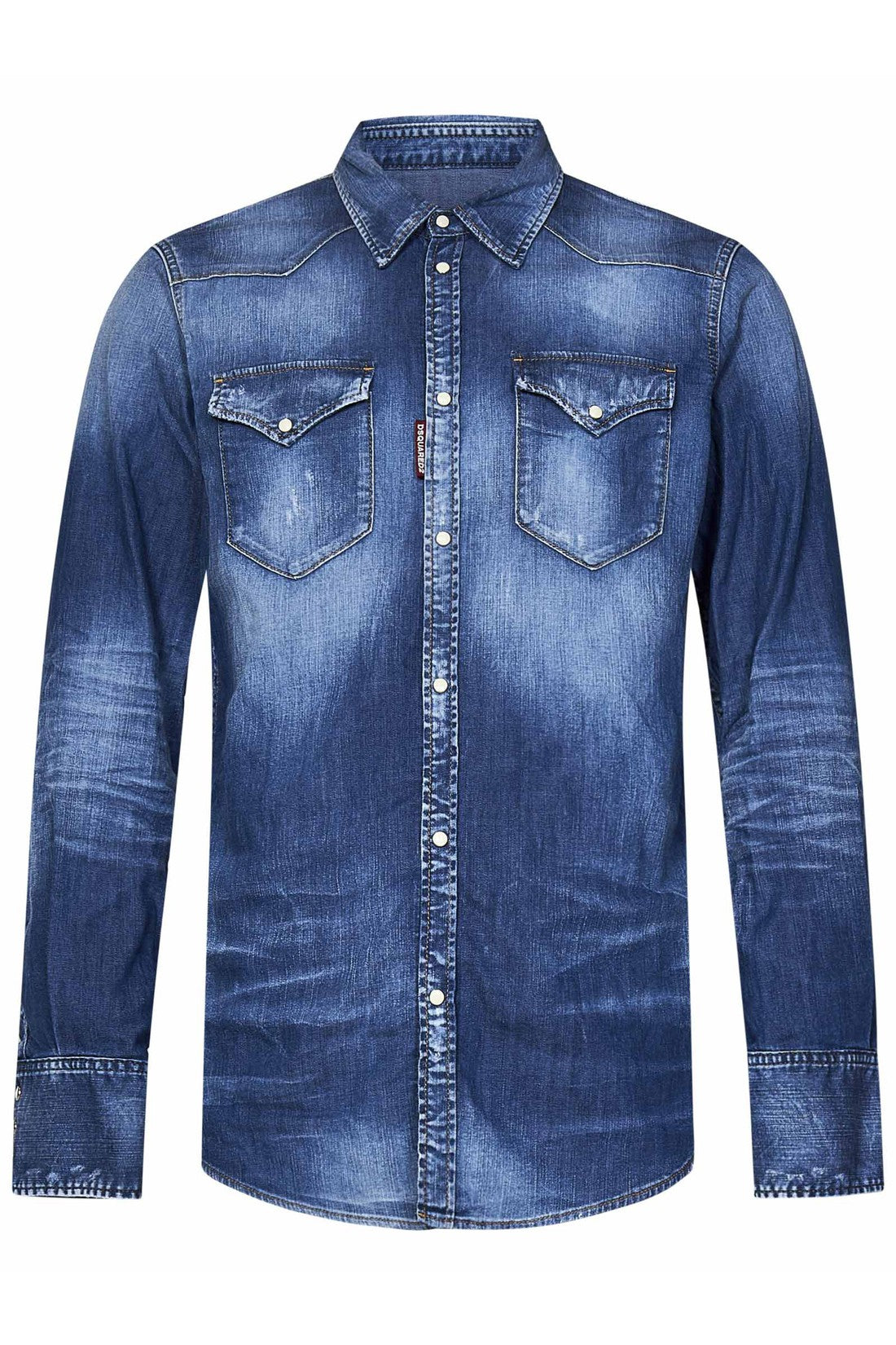 DSQUARED2-OUTLET-SALE-Shirts BLAU-ARCHIVIST