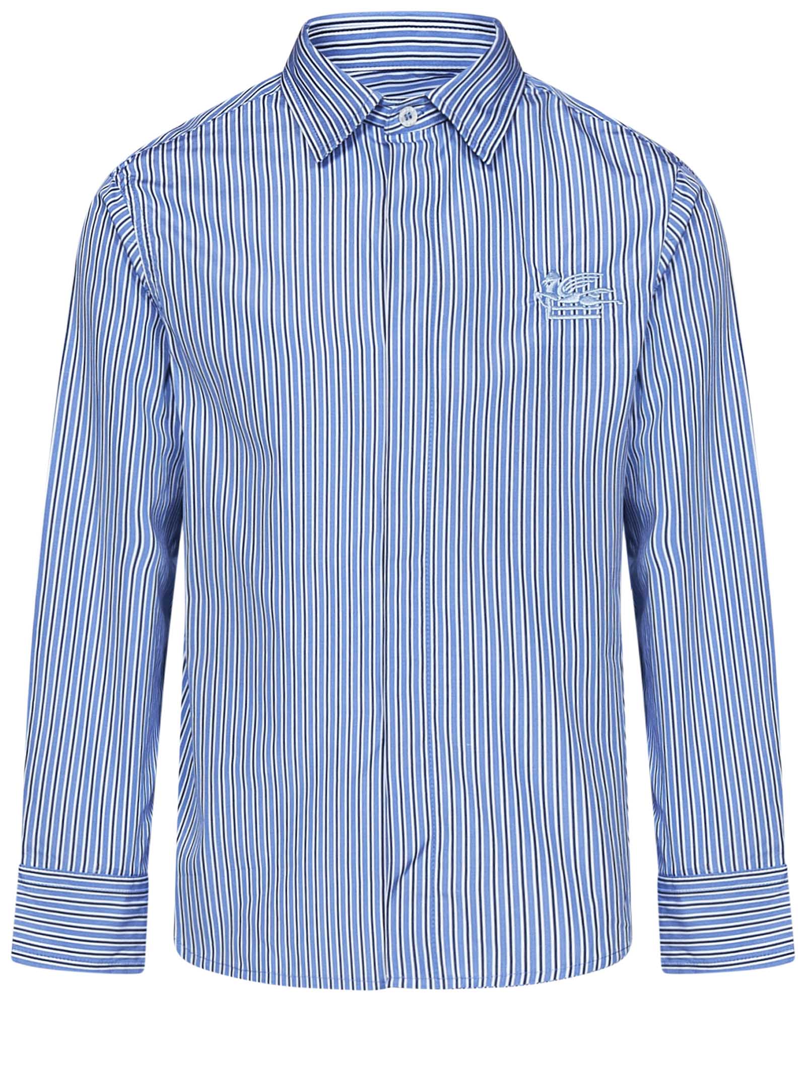 ETRO-OUTLET-SALE-Shirts BLAU-ARCHIVIST