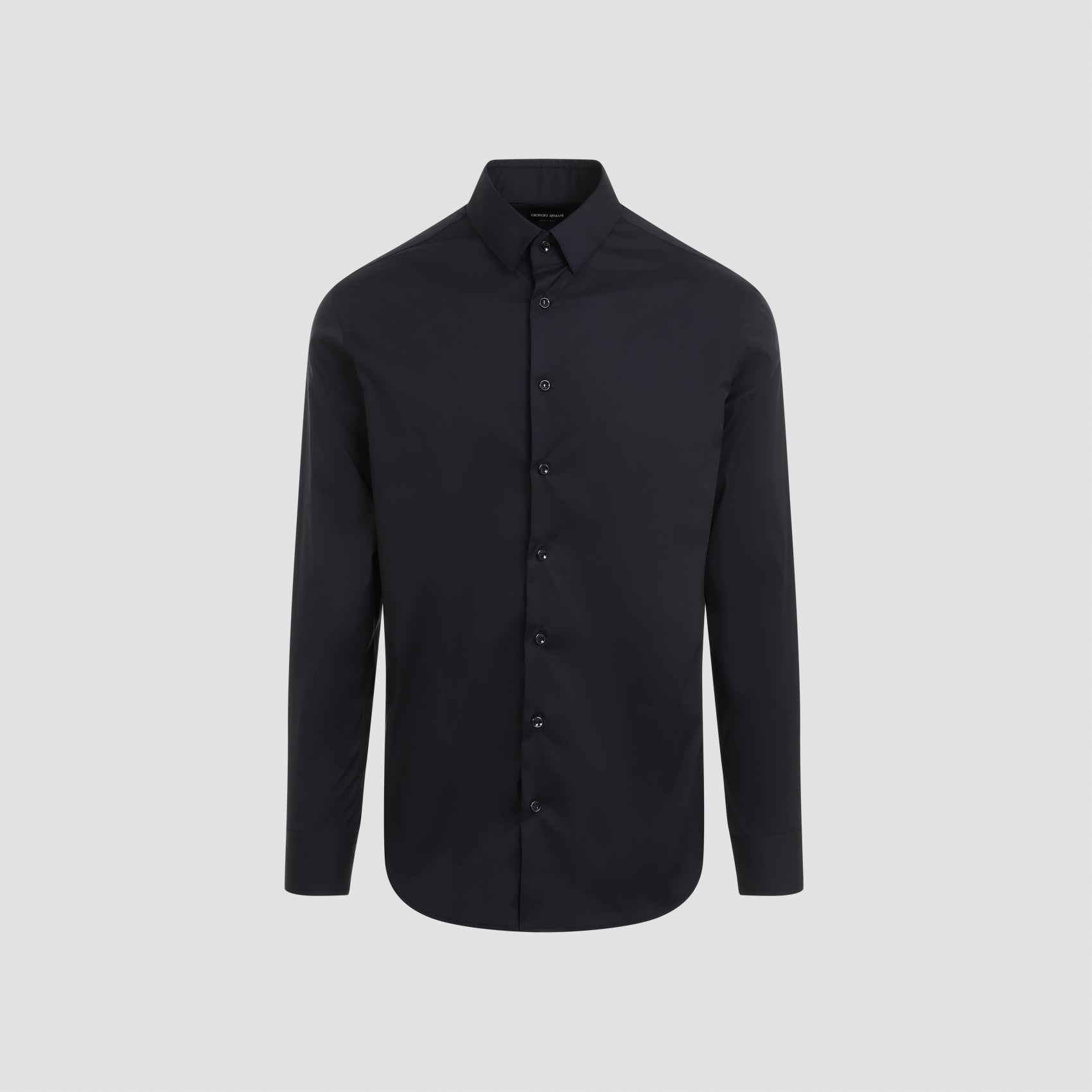 GIORGIO ARMANI-OUTLET-SALE-Shirts BLAU-ARCHIVIST