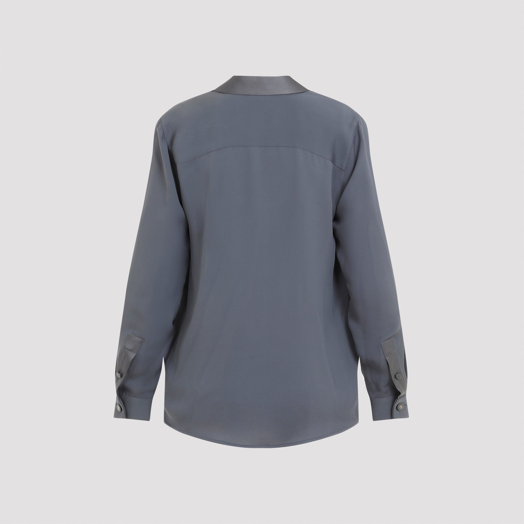 GIORGIO ARMANI-OUTLET-SALE-Shirts BLAU-ARCHIVIST