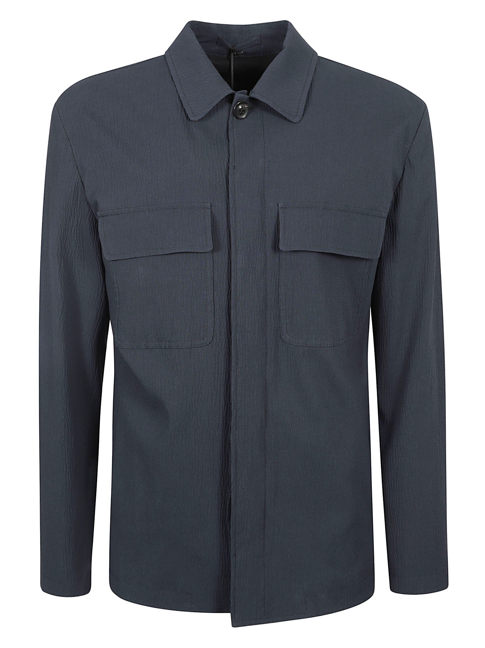 LARDINI-OUTLET-SALE-Shirts BLAU-ARCHIVIST