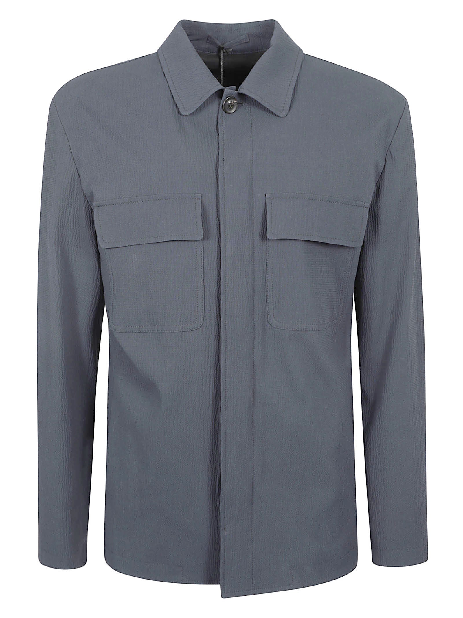 LARDINI-OUTLET-SALE-Shirts BLAU-ARCHIVIST