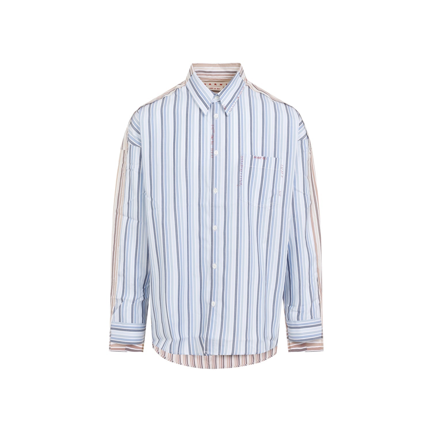 MARNI-OUTLET-SALE-Shirts BLAU-ARCHIVIST