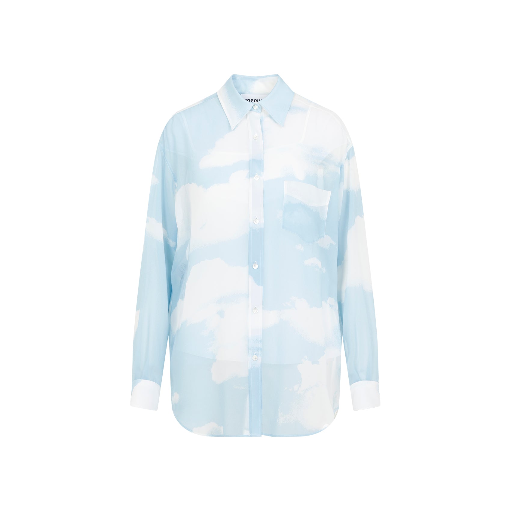 MOSCHINO-OUTLET-SALE-Shirts BLAU-ARCHIVIST