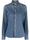 Polo Ralph Lauren-OUTLET-SALE-Shirts BLAU-ARCHIVIST