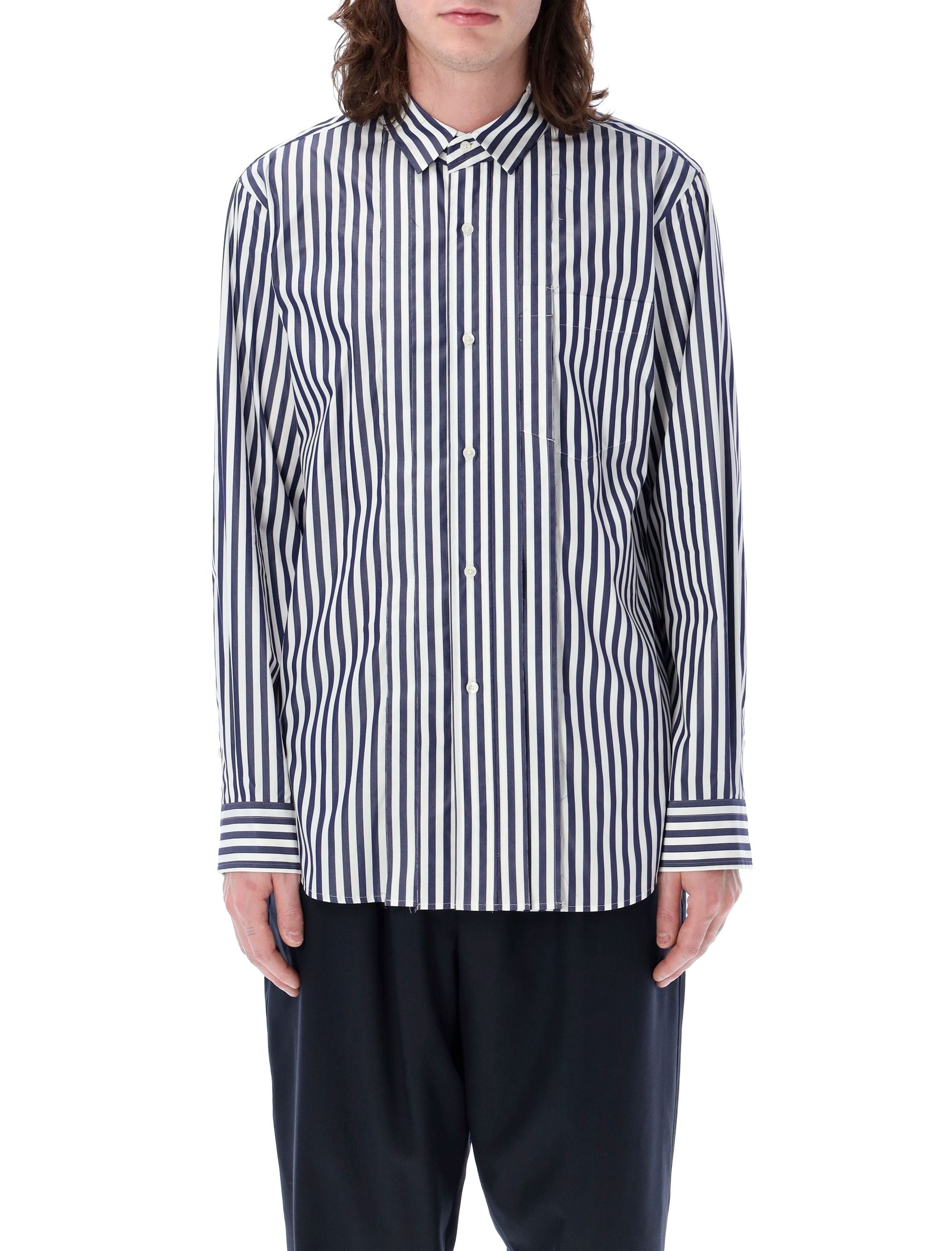 SACAI-OUTLET-SALE-Shirts BLAU-ARCHIVIST