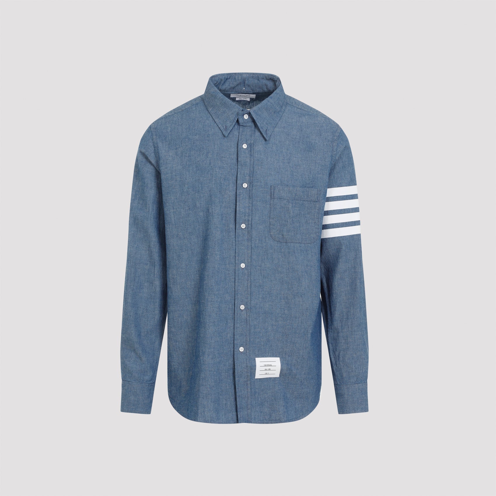 THOM BROWNE-OUTLET-SALE-Shirts BLAU-ARCHIVIST