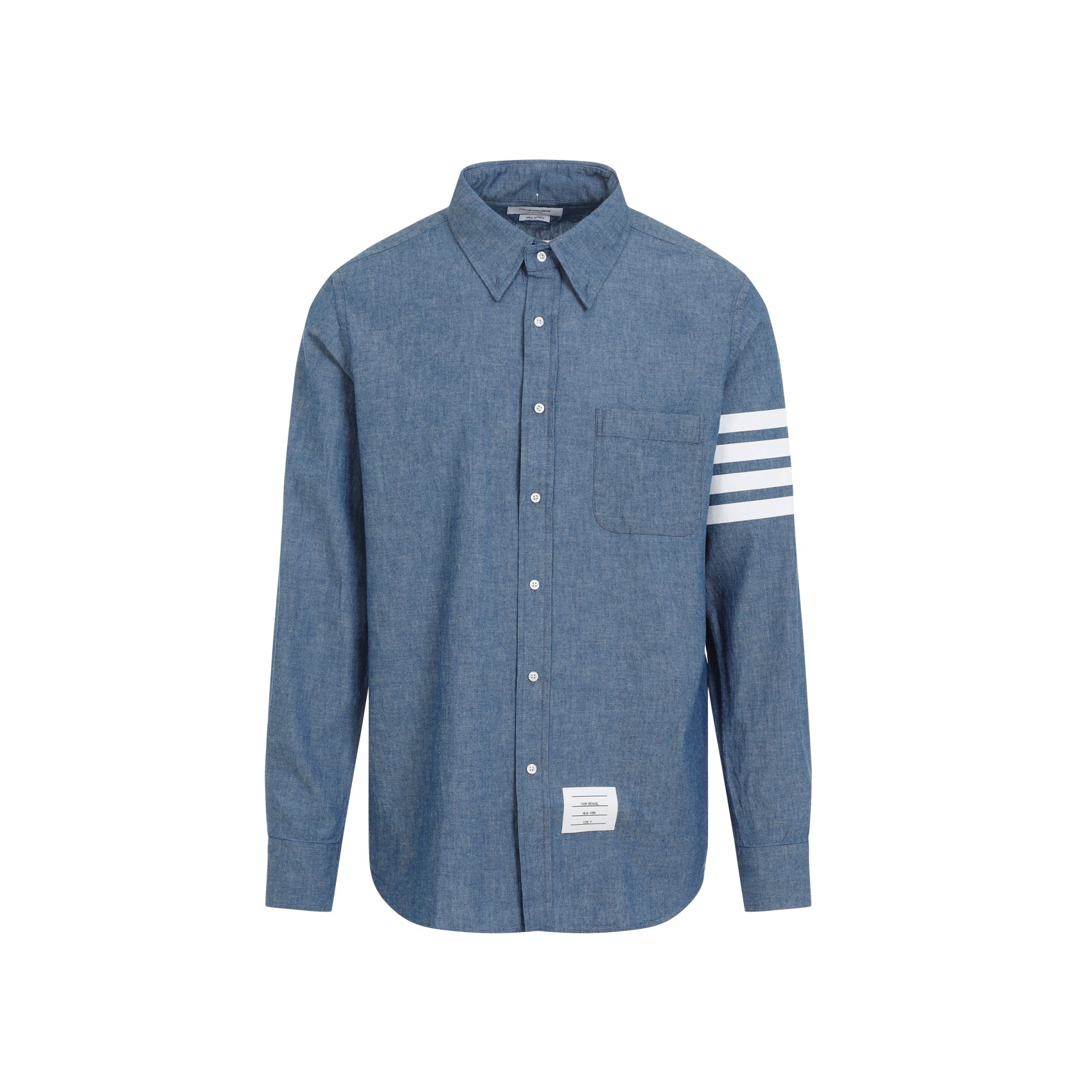 THOM BROWNE-OUTLET-SALE-Shirts BLAU-ARCHIVIST