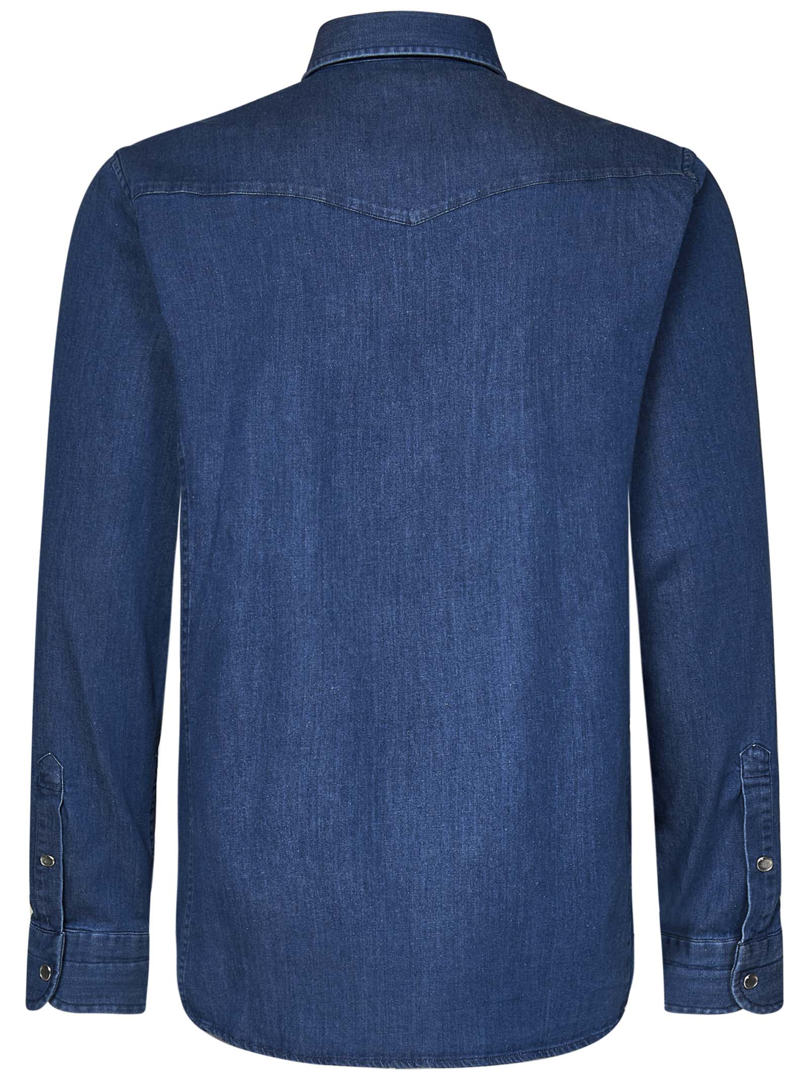 TOM FORD-OUTLET-SALE-Shirts BLAU-ARCHIVIST