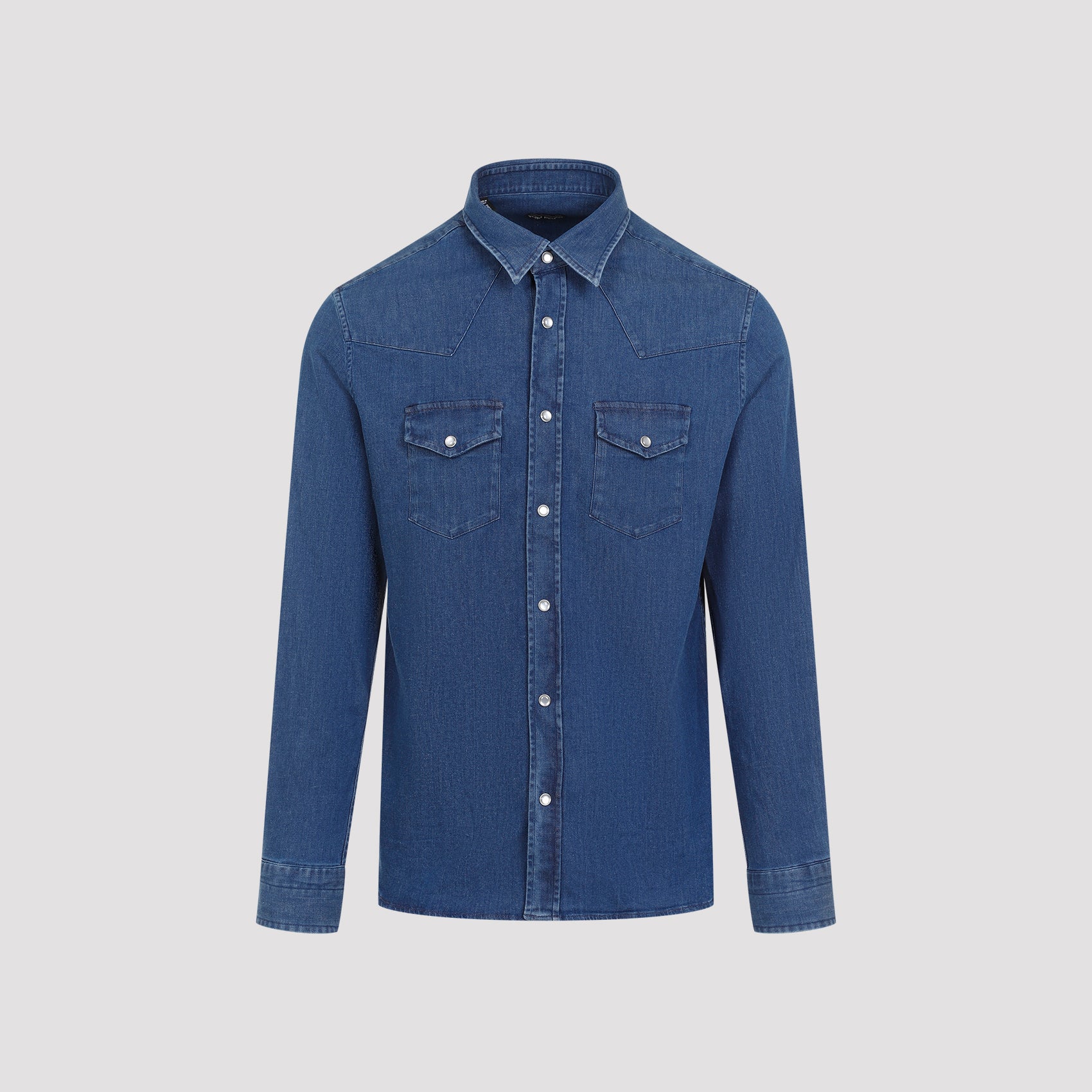 TOM FORD-OUTLET-SALE-Shirts BLAU-ARCHIVIST