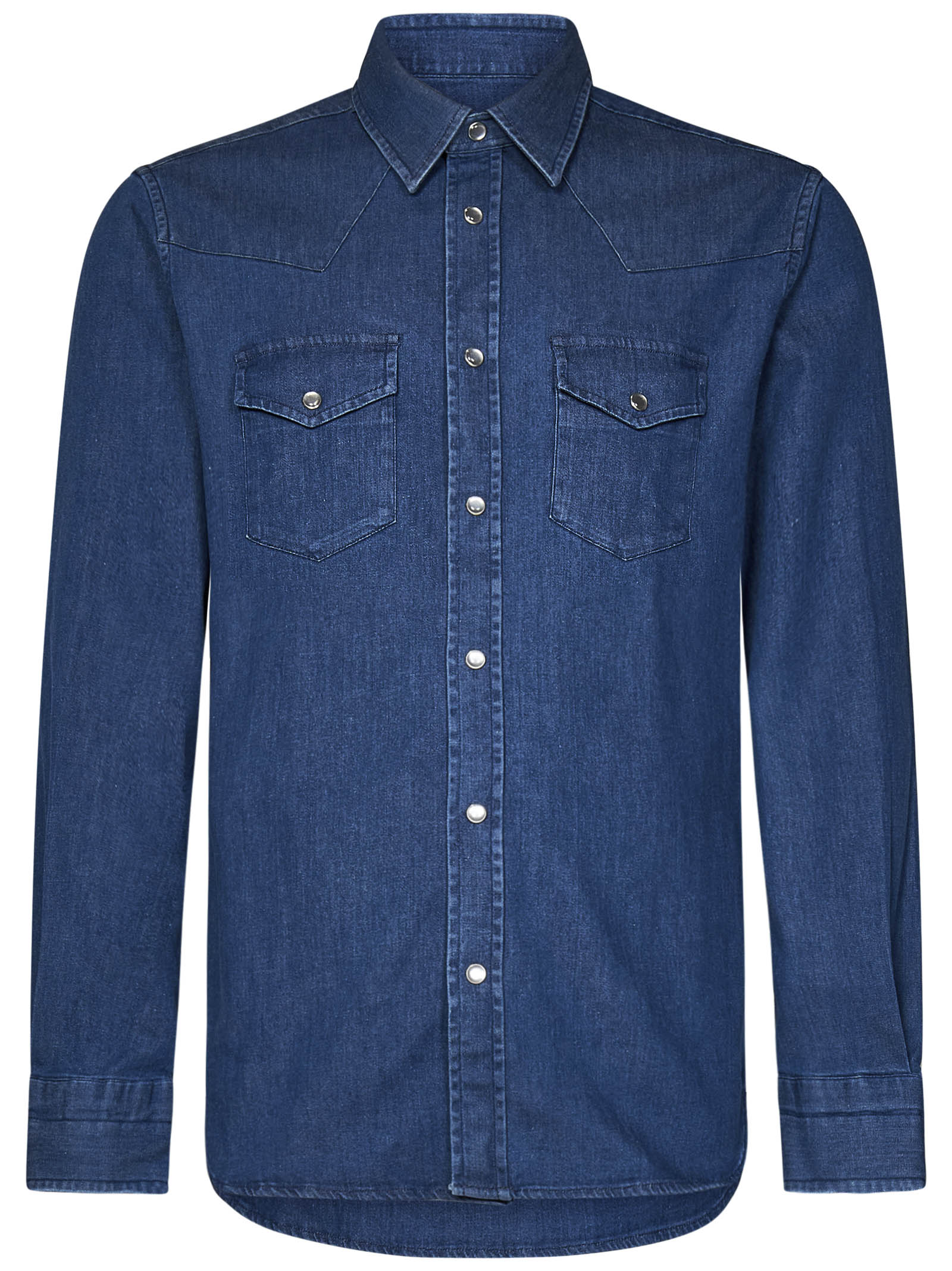 TOM FORD-OUTLET-SALE-Shirts BLAU-ARCHIVIST