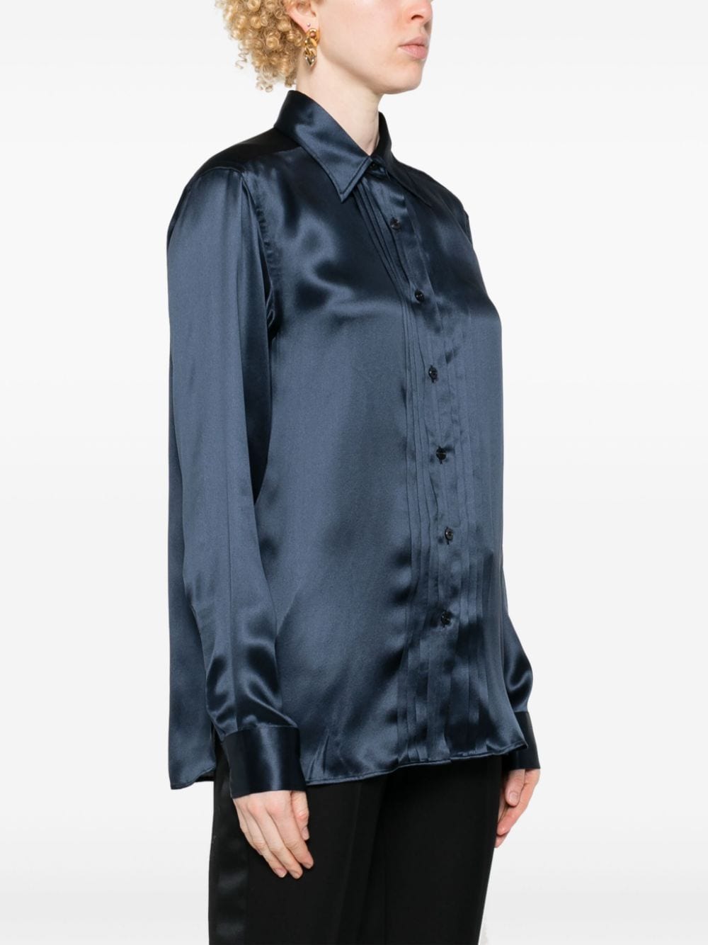 Tom Ford-OUTLET-SALE-Shirts BLAU-ARCHIVIST