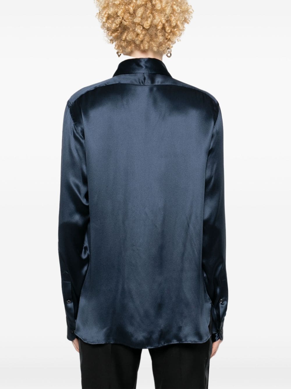 Tom Ford-OUTLET-SALE-Shirts BLAU-ARCHIVIST