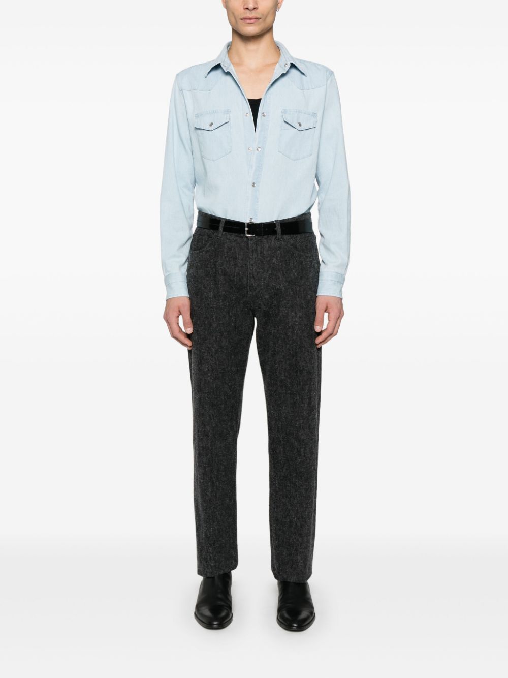 Tom Ford-OUTLET-SALE-Shirts BLAU-ARCHIVIST